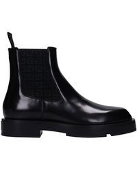 Balenciaga Men's Led Patent Leather Ankle Boots - Black for Men | Lyst