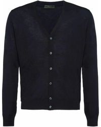 prada wool cardigan