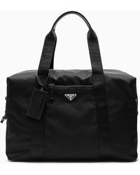 Prada Black Nylon Briefcase QNM01E21KB016