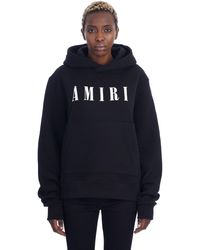 Amiri Cotton Collegiate Logo Sweatshirt in Black Womens Activewear gym and workout clothes gym and workout clothes Amiri Activewear Save 52% 