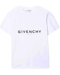 Givenchy White T-shirt With Black Logo
