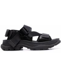 Alexander McQueen Tread Flat Sandals - Black