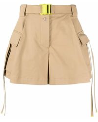 - Save 71% Natural Off-White c/o Virgil Abloh Cotton Cargo Shorts in Brown Womens Clothing Shorts Cargo shorts 