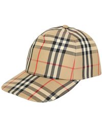 Save 35% Burberry Cotton Tb Logo Cap in Black for Men Mens Hats Burberry Hats 
