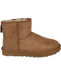 UGG Classic Suede Ankle Boots - Brown