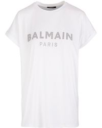 Balmain T-shirts for Women | Online Sale up to 50% off | Lyst