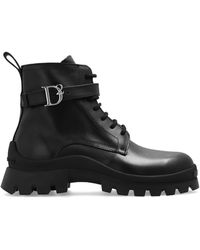 DSquared² - Leather Ankle Boots - Lyst