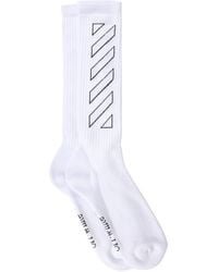 Off-White c/o Virgil Abloh Socks With Logo - Men - White