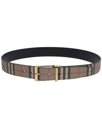 Burberry Belts in Natural for Men | Lyst