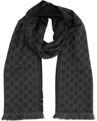Black Gucci Scarves and mufflers for Men | Lyst