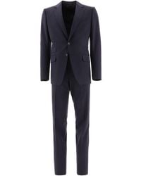 Tom Ford Single Breasted Tailored Suit - Blue