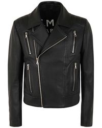Balmain Leather jackets for Men | Online Sale up to 60% off | Lyst