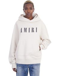Amiri Cashmere bandana Hoodie in Beige Natural gym and workout clothes Amiri Activewear - Save 36% Womens Activewear gym and workout clothes 