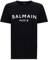 Balmain T-shirt in Black | Lyst