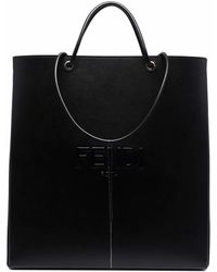 Fendi Leather Briefcase - Black