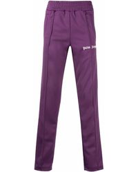 Palm Angels Classic Track Pants Burgundy - Purple