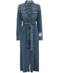Long Denim Dresses for Women - Up to 62% off | Lyst