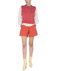 Woolrich Poplin Shorts - Orange
