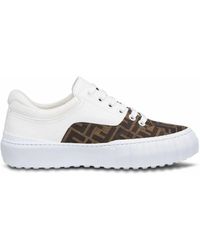 Fendi lage heren sneakers bruin vind je in Sneakerstad