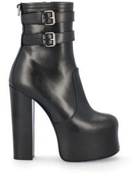 Saint Laurent Saint Laurent 6876511y8001000 Other Materials Ankle Boots - Black