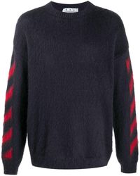 off white white sweater