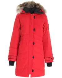 Canada Goose Red Polyester Coat