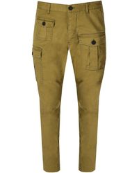DSquared² - Sexy Cargo Green Chino Trousers - Lyst