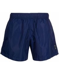 off white logo swim shorts