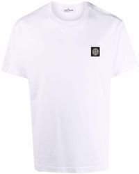Stone Island 74152ns84v0020 Cotton T-shirt in Blue for Men - Save 44% - Lyst