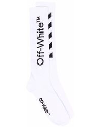 off white socks firetape