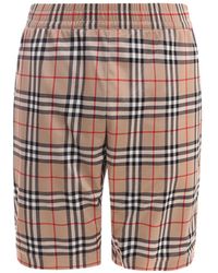 Burberry Bermuda Shorts in White for Men - Save 21% - Lyst