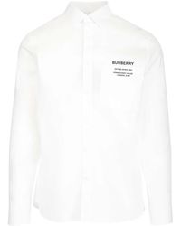 Burberry White "horseferry" Shirt