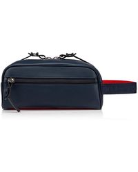 Mens Bags Pouches and wristlets Christian Louboutin Cotton Blaster Clutch Bag for Men 