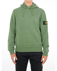 Stone Island Cotton Sweatshirt in Black for Men Mens Clothing Activewear gym and workout clothes Sweatshirts 