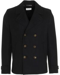 Saint Laurent Short coats for Men - Up to 53% off at Lyst.com