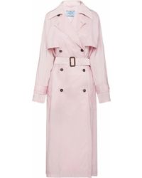 prada pink coat