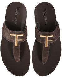 Tom Ford Leather sandals for Men - Up to 30% off | Lyst