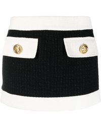 DSquared² Cotton Airport Mini Skirt in White Womens Skirts DSquared² Skirts - Save 55% Black 