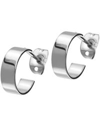 FILANGO - Titan Ohrstecker Halbkreis - Lyst