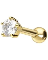 PIERCINGLINE - 14/18 Karat Ohrpiercing Eingefasster - Lyst