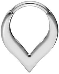 PIERCINGLINE - Chirurgenstahl Segmentring Clicker Spitz - Lyst