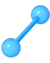 PIERCINGLINE - Acryl Barbell Flexibel Unifarben - Lyst