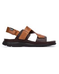 Pikolinos Leather Sandals Oropesa M3r - Brown