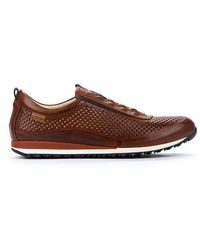 Pikolinos Leather Trainers Liverpool M2a - Brown