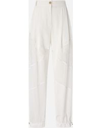 Pinko - Trousers With Lace Details - Lyst
