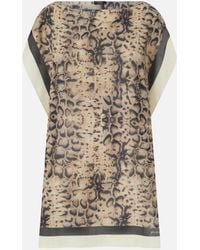 Pinko - Kaftan With Snake Print - Lyst