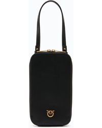 Pinko - Zip-Around Leather Smartphone Case - Lyst