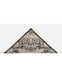 Pinko - Triangular Scarf With Snake Print - Lyst