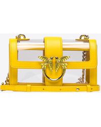 Pinko - Galleria Mini Love Bag One Light In Transparent Material - Lyst