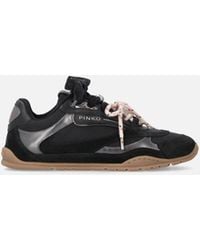Pinko - Sneakers With Double Laces And Logo Details - Lyst